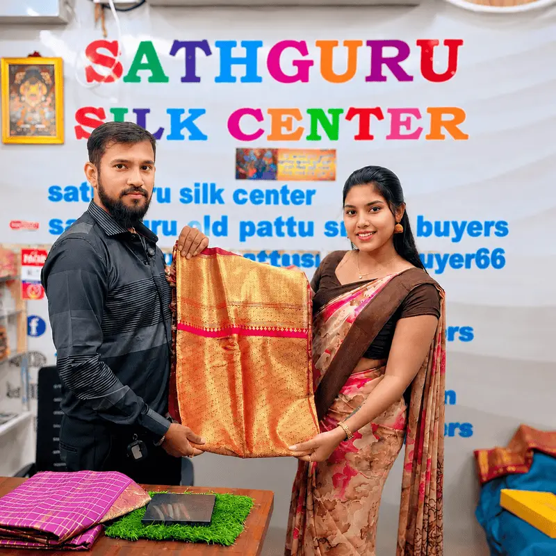 sathguru silk center Adyar customer sell old silk saree